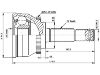 Gelenksatz, Antriebswelle CV Joint Kit:39211-5M325