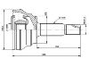 Jeu de joints, arbre de transmission CV Joint Kit:43410-02220