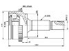 ремкомплект граната CV Joint Kit:43410-52110