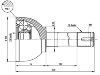 Gelenksatz, Antriebswelle CV Joint Kit:43405-60120