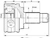 Gelenksatz, Antriebswelle CV Joint Kit:31 60 7 529 201#