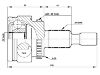 球笼修理包 CV Joint Kit:A 163 330 04 01#