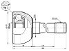 Gelenksatz, Antriebswelle CV Joint Kit:39100-VB001