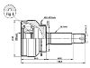 ремкомплект граната CV Joint Kit:MR553009