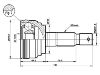 Jeu de joints, arbre de transmission CV Joint Kit:43460-39065