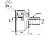 球笼修理包 CV Joint Kit:GR28-25-60X