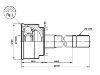 Juego de articulación, árbol de transmisión CV Joint Kit:MD25-25-600A