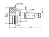 ремкомплект граната CV Joint Kit:FD55-22-610