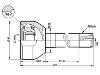 球笼修理包 CV Joint Kit:43405-60016