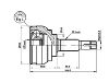 Gelenksatz, Antriebswelle CV Joint Kit:39100-CB300