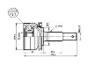 CV Joint Kit:39100-0E510