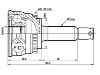 Jeu de joints, arbre de transmission CV Joint Kit:49501-17050